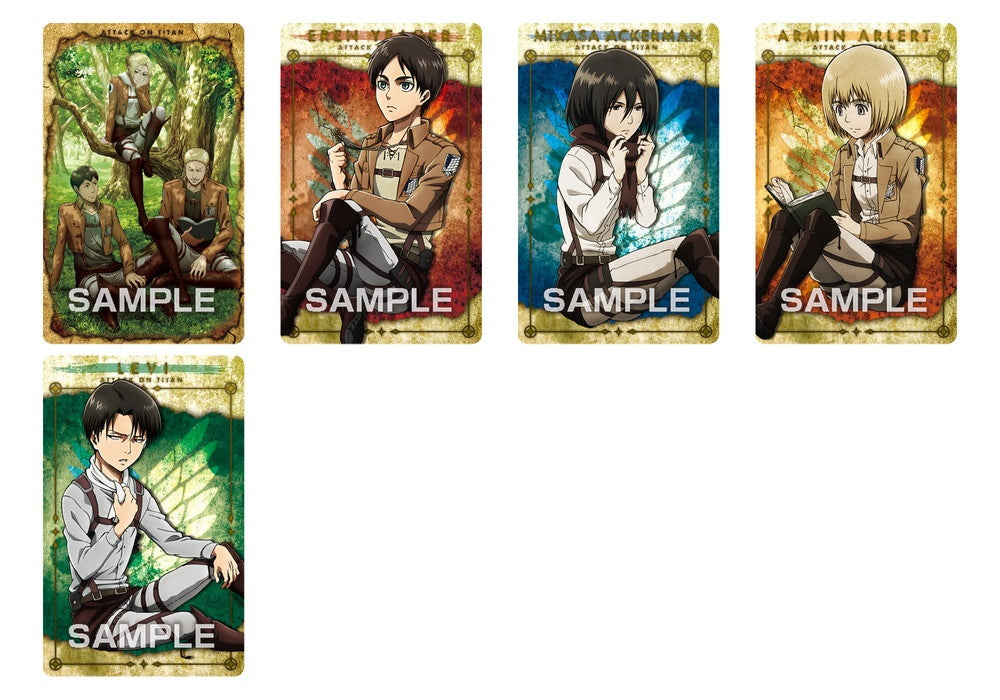 Attack On Titan: Metallic Card Collection Gum Blind Box (1 Blind Box)