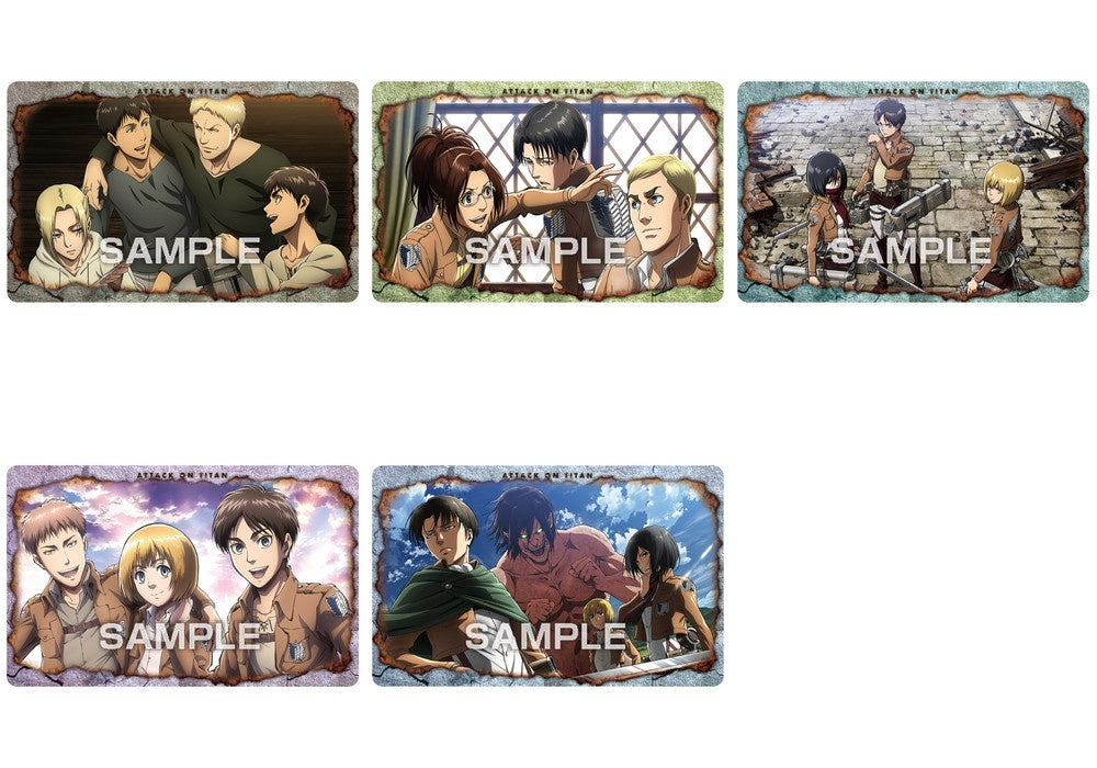 Attack On Titan: Metallic Card Collection Gum Blind Box (1 Blind Box)