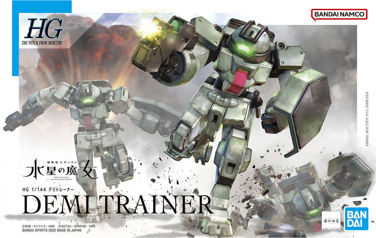 #09 Demi Trainer "La bruja de Mercury", Kit de modelo Bandai Hobby HG 1/144