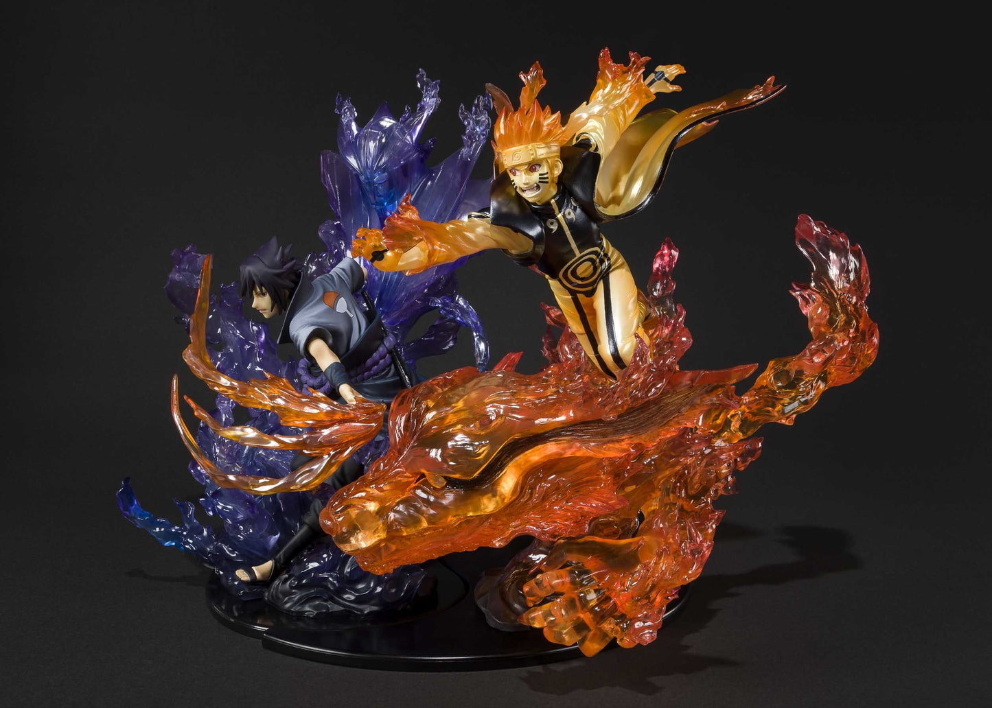 TAMASHII NATIONS Bandai Figuartszero Naruto Uzumaki - Kurama - Kizuna Relación Estatua Figura