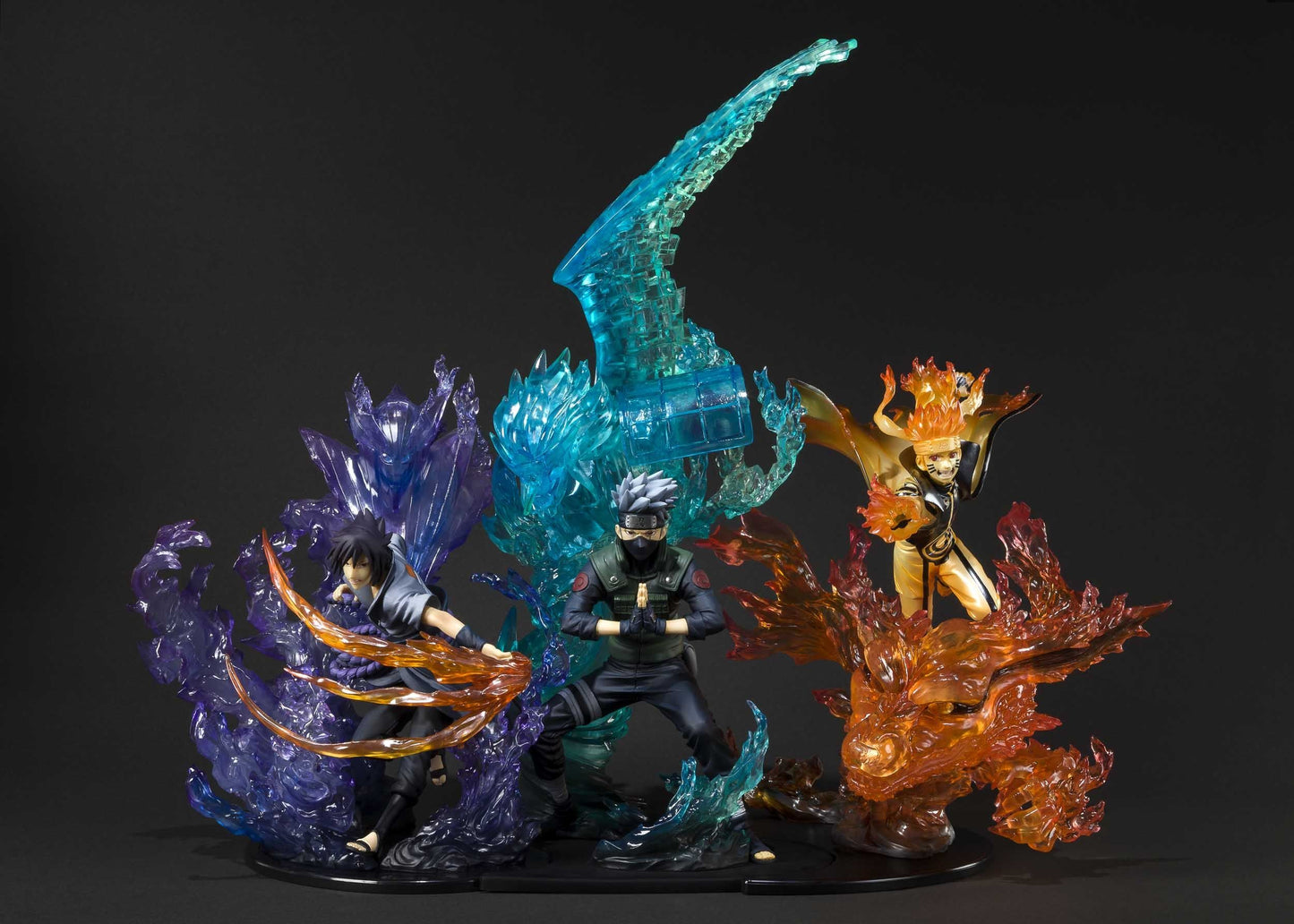 TAMASHII NATIONS Bandai Figuartszero Naruto Uzumaki - Kurama - Kizuna Relación Estatua Figura