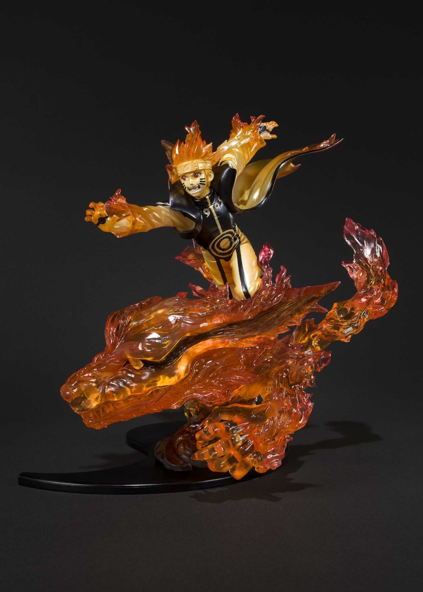 TAMASHII NATIONS Bandai Figuartszero Naruto Uzumaki - Kurama - Kizuna Relación Estatua Figura