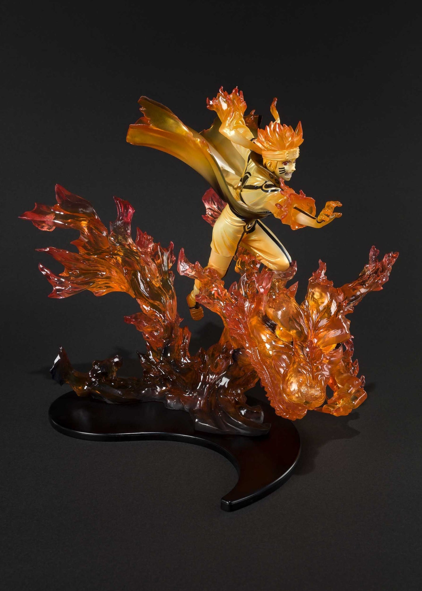 TAMASHII NATIONS Bandai Figuartszero Naruto Uzumaki - Kurama - Kizuna Relación Estatua Figura