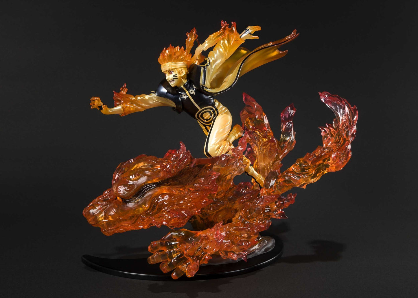 TAMASHII NATIONS Bandai Figuartszero Naruto Uzumaki - Kurama - Kizuna Relación Estatua Figura