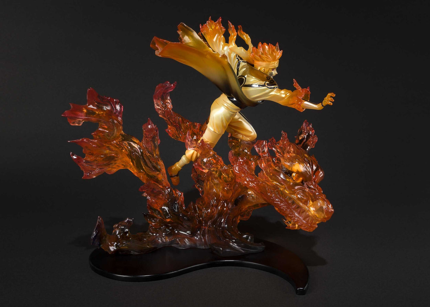 TAMASHII NATIONS Bandai Figuartszero Naruto Uzumaki - Kurama - Kizuna Relación Estatua Figura