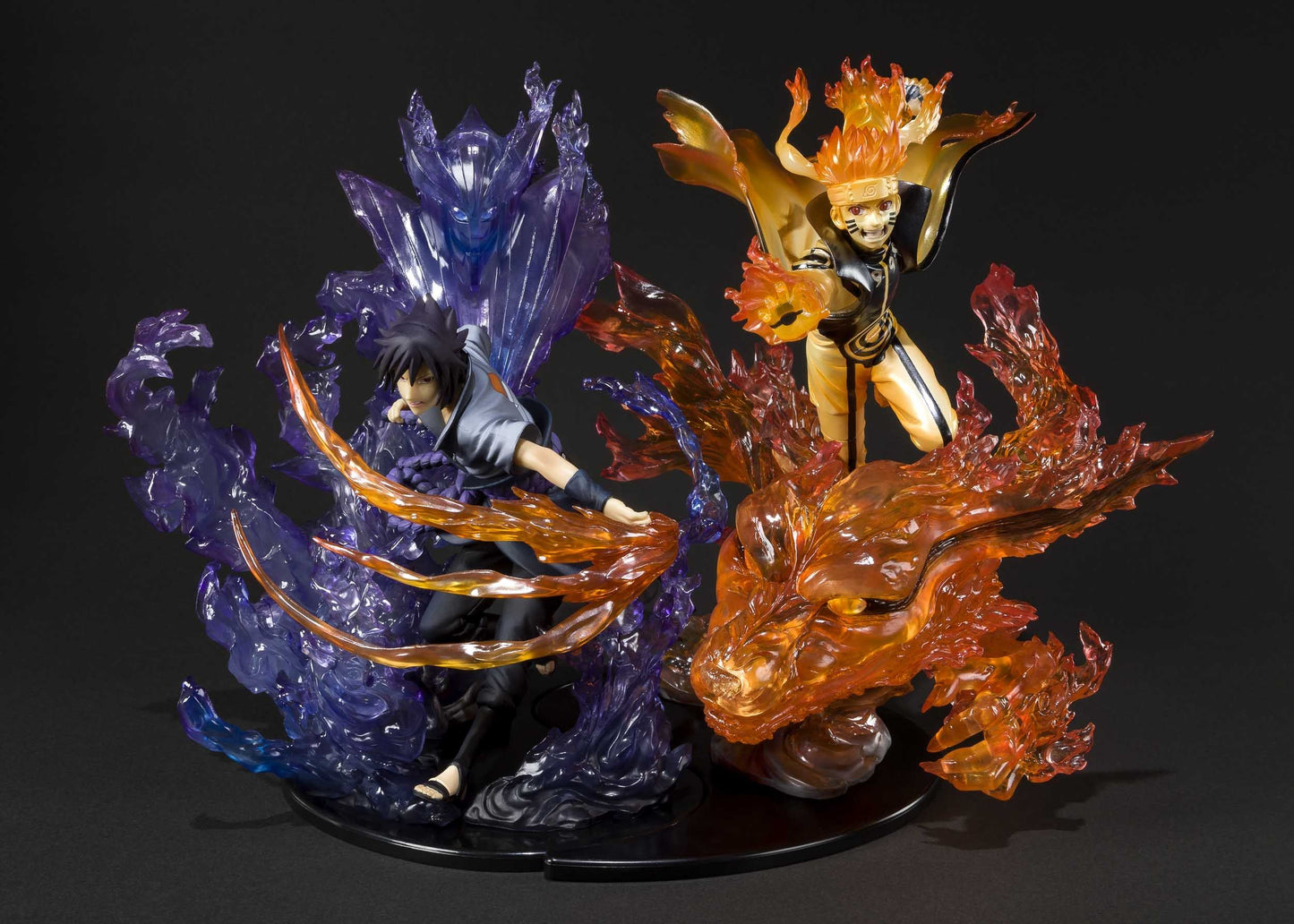 TAMASHII NATIONS Bandai Figuartszero Naruto Uzumaki - Kurama - Kizuna Relación Estatua Figura