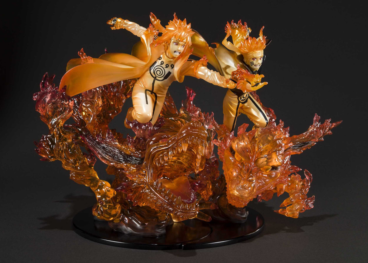 TAMASHII NATIONS Bandai Figuartszero Naruto Uzumaki - Kurama - Kizuna Relación Estatua Figura