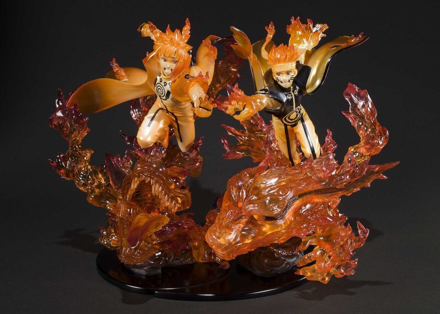 TAMASHII NATIONS Bandai Figuartszero Naruto Uzumaki - Kurama - Kizuna Relación Estatua Figura
