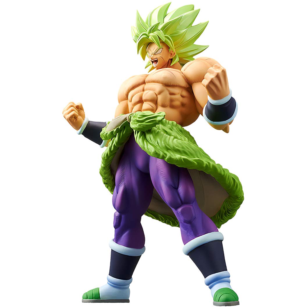 Banpresto Super Saiyan Broly Full Power: Dragonball Super Broly x Cyokoku Buyuden Figure - Super Anime Store FREE SHIPPING FAST SHIPPING USA