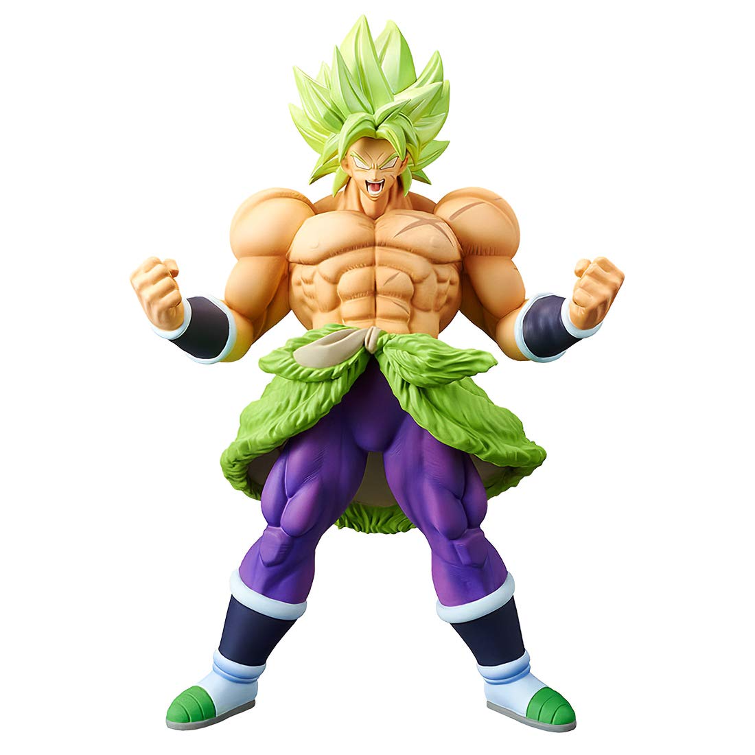 Banpresto Super Saiyan Broly Full Power: Dragonball Super Broly x Cyokoku Buyuden Figure - Super Anime Store FREE SHIPPING FAST SHIPPING USA