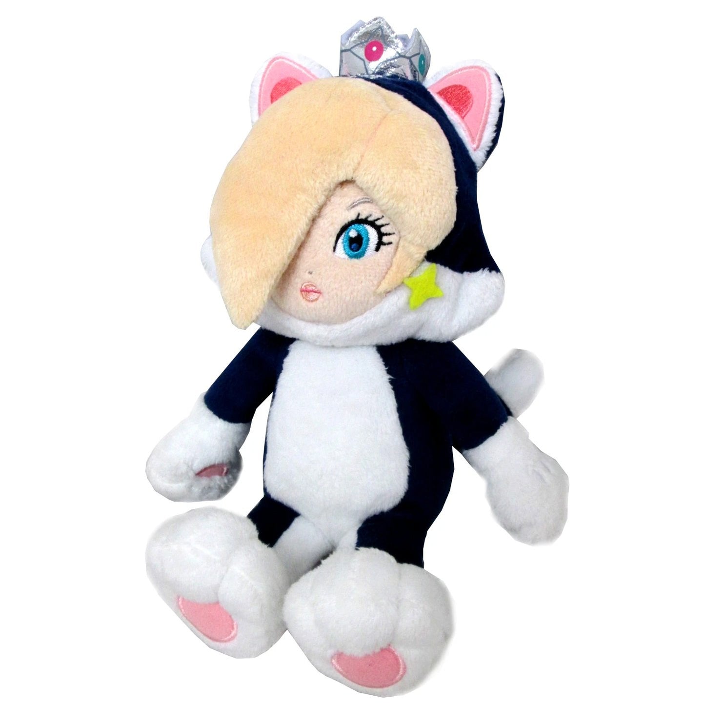 Super Mario 3D World Series Neko Cat Rosalina Plush, 9.5" Super Anime Store