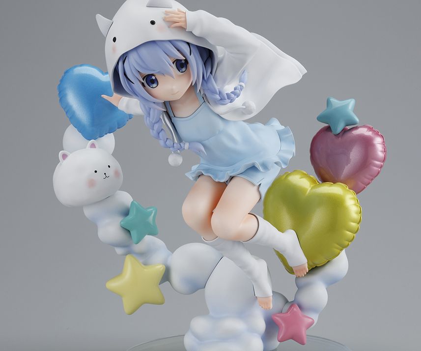Sol International is The Order a Rabbit? Bloom: Chino (Tippy Hoodie Ver.) 1:6 Scale PVC Figure