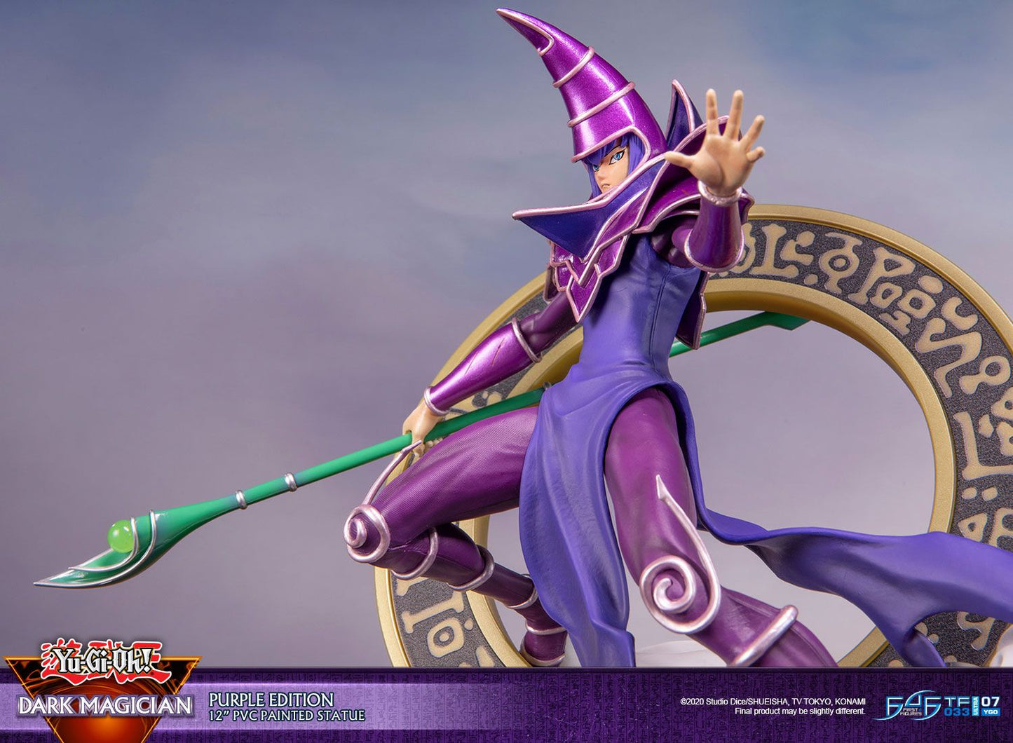 Yu-Gi-Oh! Dark Magician PVC Statue (Purple Variant)