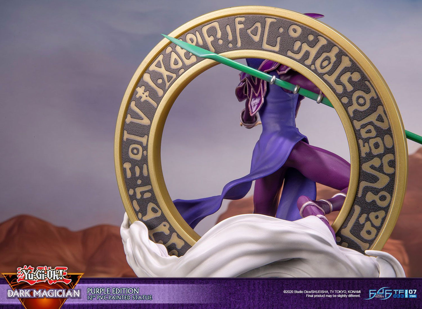 Yu-Gi-Oh! Dark Magician PVC Statue (Purple Variant)