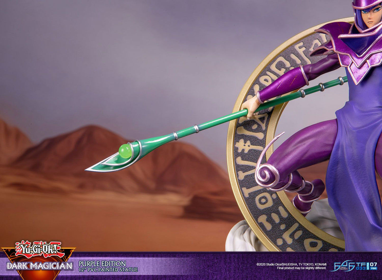 Yu-Gi-Oh! Dark Magician PVC Statue (Purple Variant)