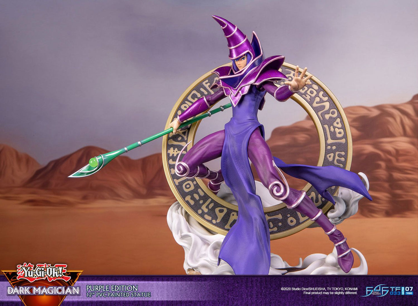 Yu-Gi-Oh! Dark Magician PVC Statue (Purple Variant)