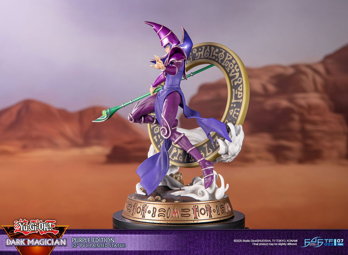 Yu-Gi-Oh! Dark Magician PVC Statue (Purple Variant)