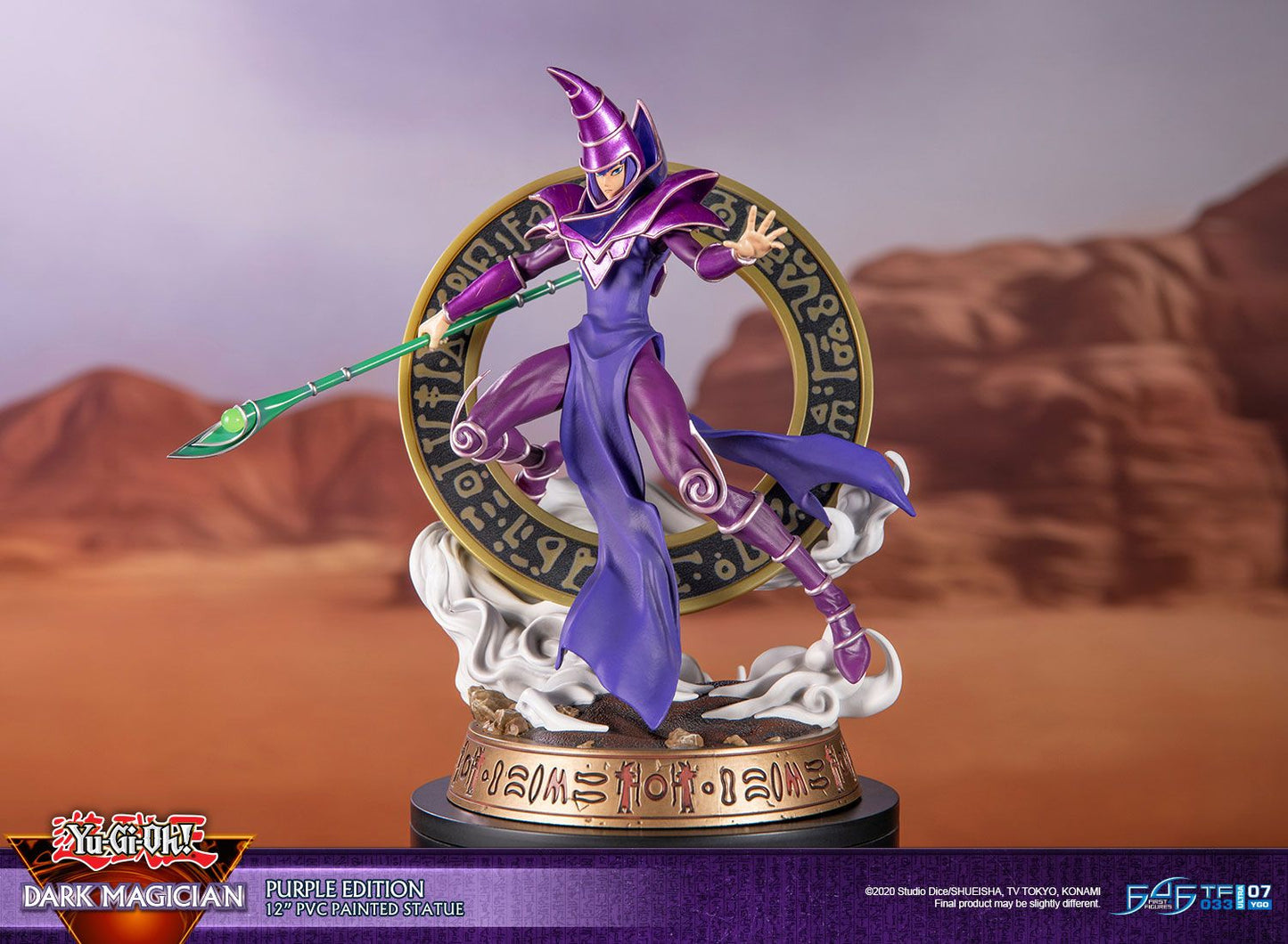 Yu-Gi-Oh! Dark Magician PVC Statue (Purple Variant)