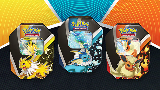 Pokemon TCG: Eevee Evolutions V Tin (Fall 2021) Jolteon Super Anime Store