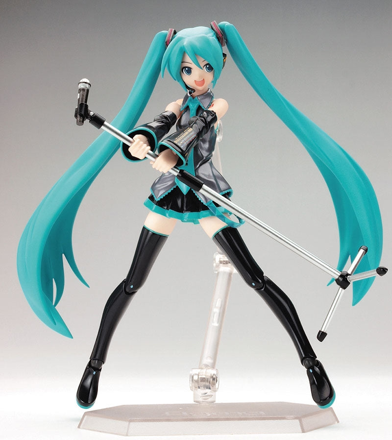 Character Vocal Series 01: Miku Hatsune figma 014 Miku Hatsune Figure (はつねみく ふぃぐま) Super Anime Store