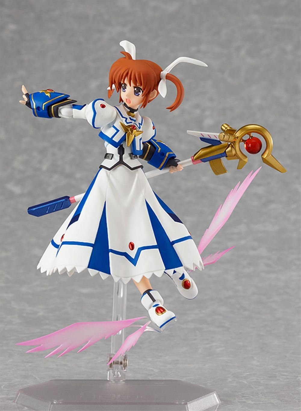 Max Factory Magical Girl Lyrical Nanoha: Nanoha Takamachi "Sacred Mode" Figma 159 Action Figure - Super Anime Store FREE SHIPPING FAST SHIPPING USA