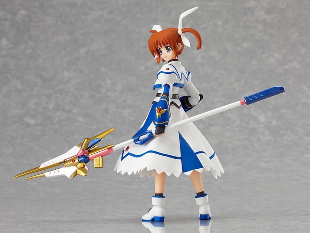 Max Factory Magical Girl Lyrical Nanoha: Nanoha Takamachi "Sacred Mode" Figma 159 Action Figure - Super Anime Store FREE SHIPPING FAST SHIPPING USA