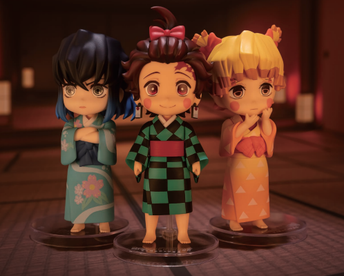 Tamashi Nations - Demon Slayer: Kimetsu no Yaiba - Sumiko Zenko Inoko (Entertainment District Arc Set), Bandai Spirits Figuarts Mini Figure