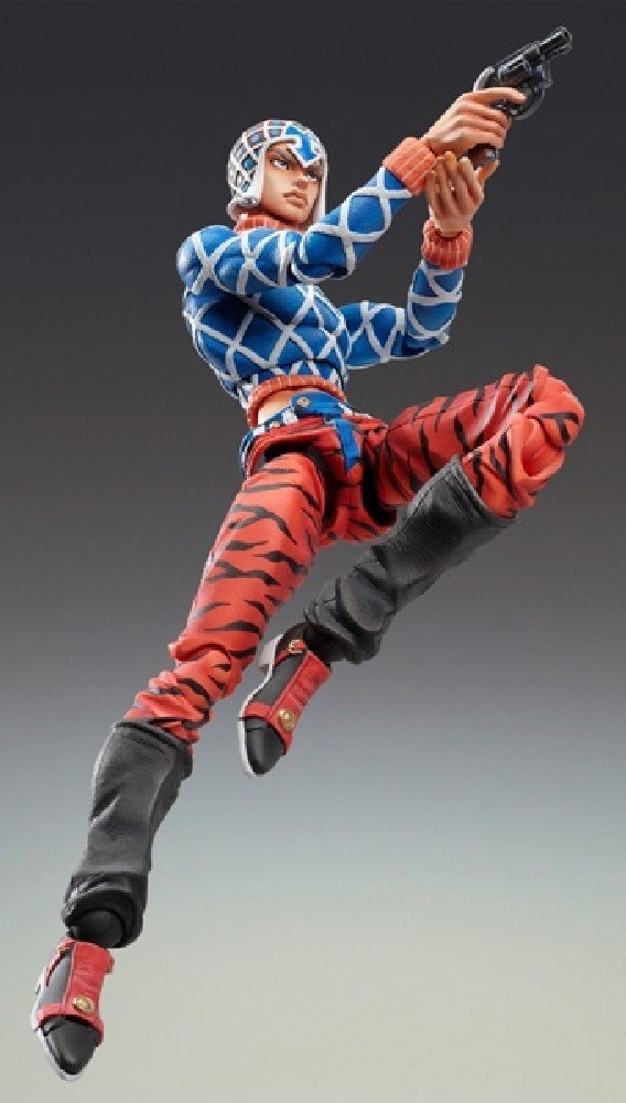 Medicos JoJo's Bizarre Adventure: Part 5--Golden Wind: Guido Mista & Sex Pistols Super Action Statue Figure - Super Anime Store FREE SHIPPING FAST SHIPPING USA