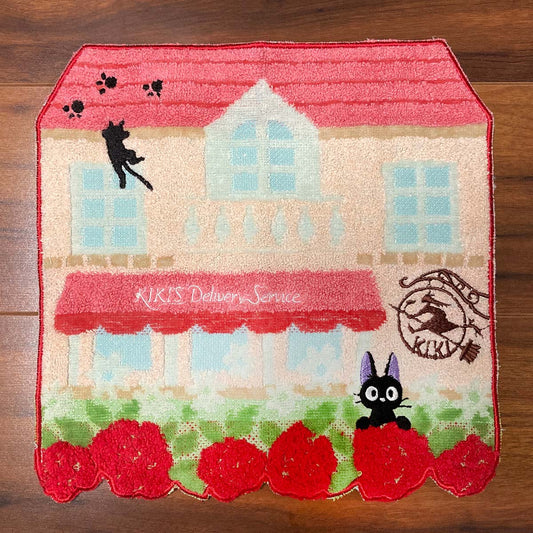 Jiji Flower Maison Mini Towel "Kiki's Delivery Service" Marushin Towels Super Anime Store