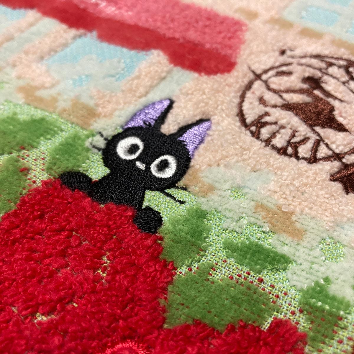 Jiji Flower Maison Mini Towel "Kiki's Delivery Service" Marushin Towels Super Anime Store