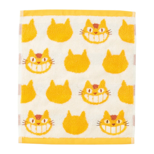 Mein Nachbar Totoro Catbus Waschhandtuch Gelb und Weiß