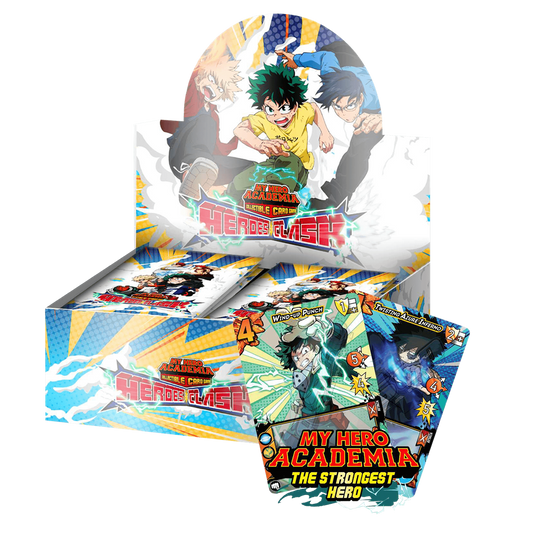 Paquete de refuerzo de My Hero Academia CCG Heroes Clash (1 paquete de refuerzo)