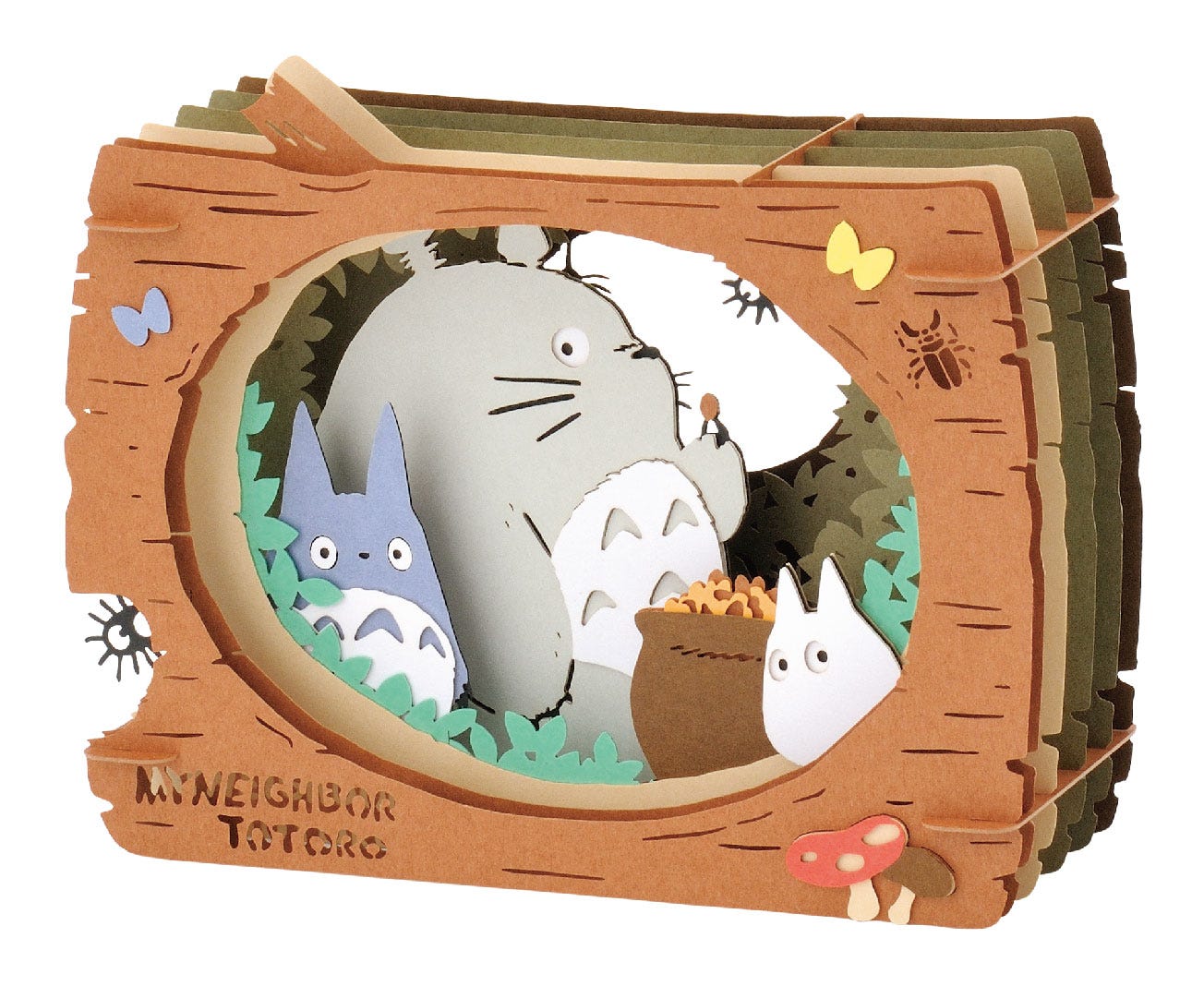 Totoro in Log "My Neighbor Totoro" Ensky Paper Theater Super Anime Store