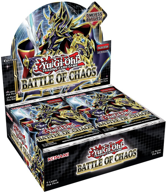 YuGiOh!: Battle of Chaos Booster Box (24 Packs) Super Anime Store YuGiOh!: Battle of Chaos Booster Box (24 Packs) Super Anime Store
