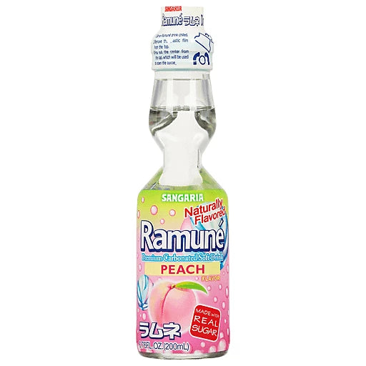 Ramune-Pfirsichgeschmack (1 Flasche)