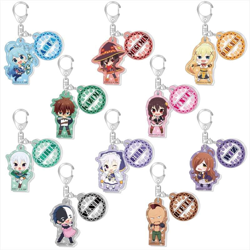 KonoSuba: God's Blessing on This Wonderful World! Trading Twin Acrylic Keychain