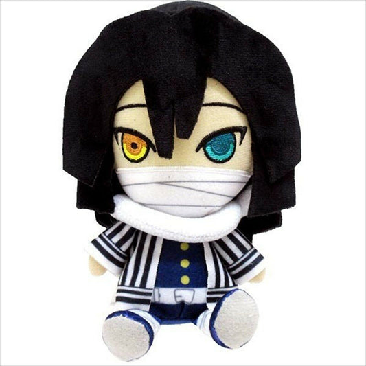 Bandai Demon Slayer Kimetsu no Yaiba Chibi Plush - Iguro Obanai - Super Anime Store FREE SHIPPING FAST SHIPPING USA
