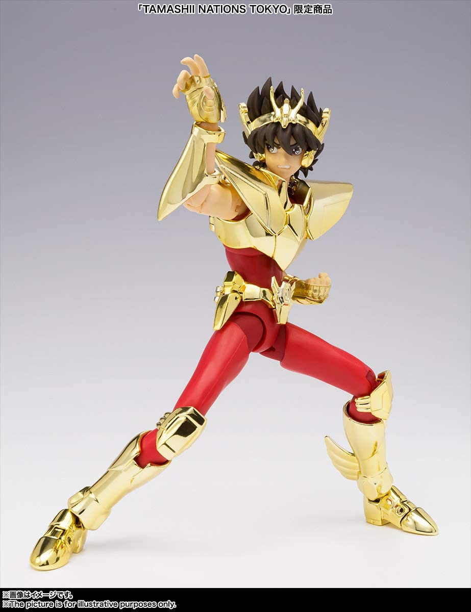 Bandai Saint Cloth Myth EX Pegasus Seiya (Newly Born Saint Cloth) ~ Golden Limited Edition Figure ~ - Super Anime Store FREE SHIPPING FAST SHIPPING USA