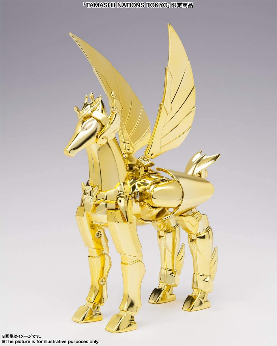 Bandai Saint Cloth Myth EX Pegasus Seiya (Newly Born Saint Cloth) ~ Golden Limited Edition Figure ~ - Super Anime Store FREE SHIPPING FAST SHIPPING USA