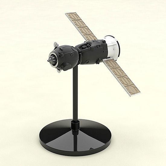 MODEROID 1/150 Modelo de plástico Soyuz Rocket & Kit de modelo de tren de transporte