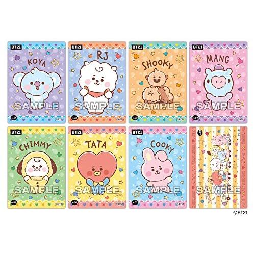 BT21 Clear Card Collection Gum Blind Box (1 Blind Box)