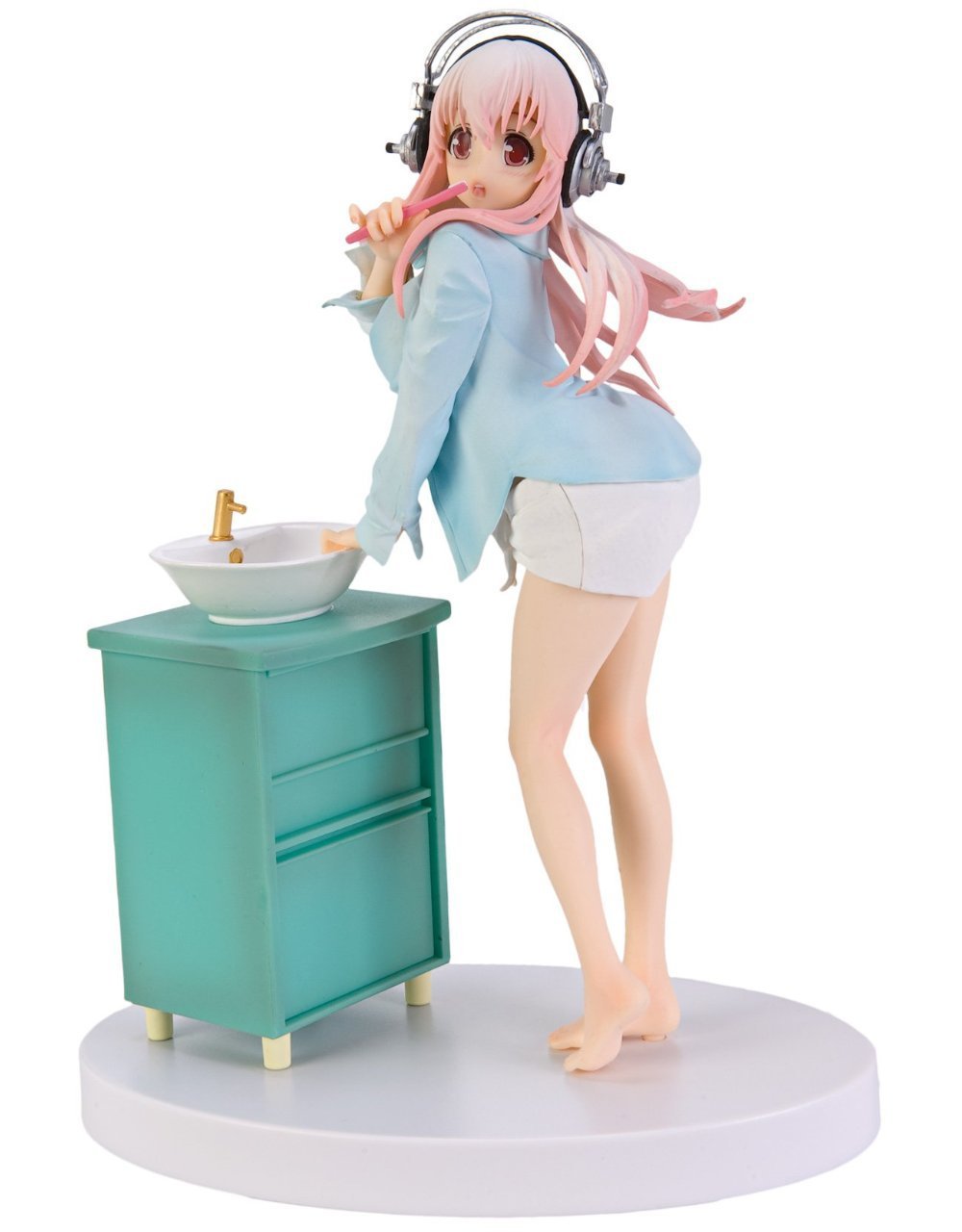 Figura Super Sonico, cepillo matutino, versión antigua, Super Sonico, vida cotidiana, Furyu