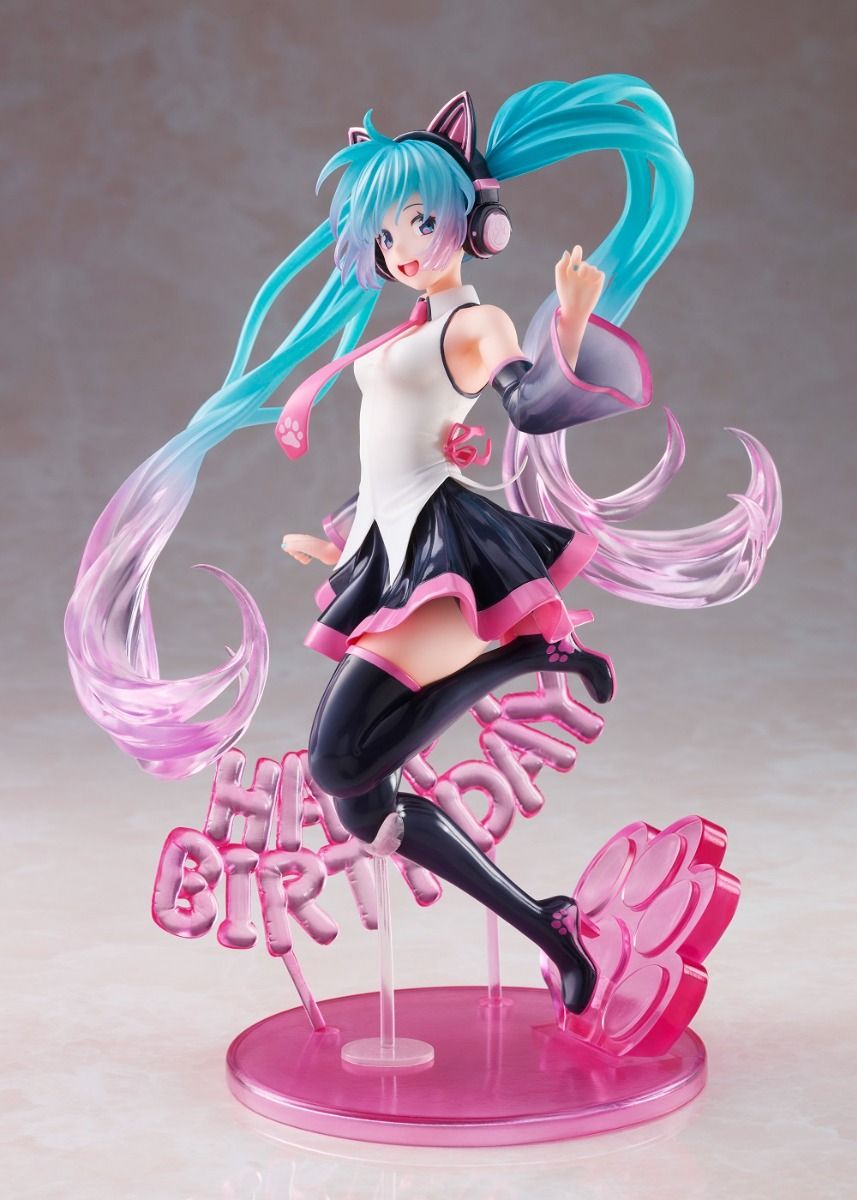 Hatsune Miku Geburtstag2021 AMP Figur Happy Cat ver Preisfigur