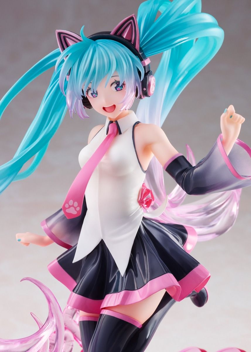 Hatsune Miku Geburtstag2021 AMP Figur Happy Cat ver Preisfigur