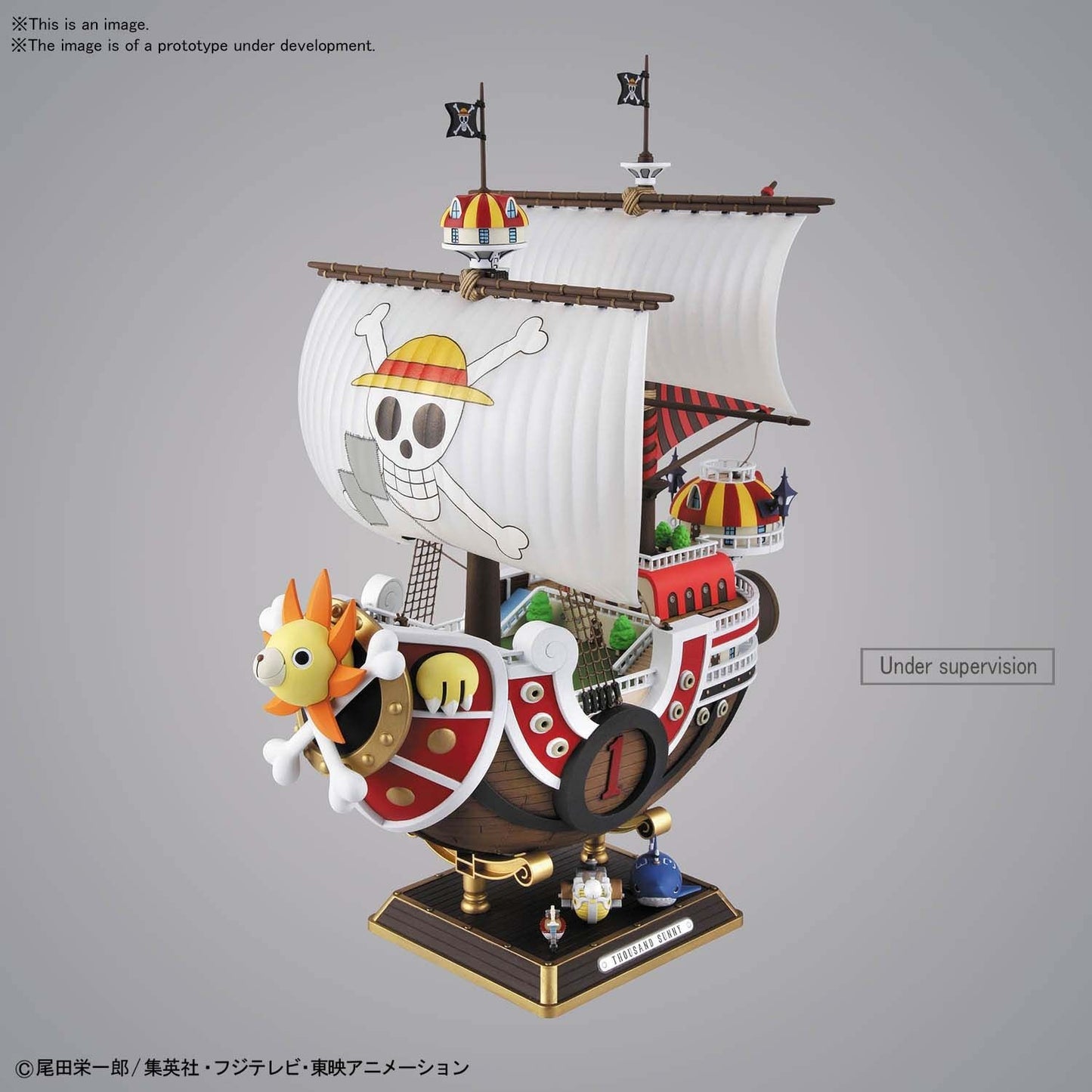 One Piece Thousand Sunny Land Of Wano Ver. Sailing Ship Collection Model Kit