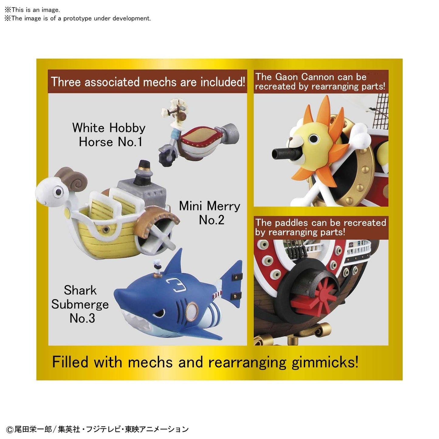 One Piece Thousand Sunny Land Of Wano Ver. Sailing Ship Collection Model Kit