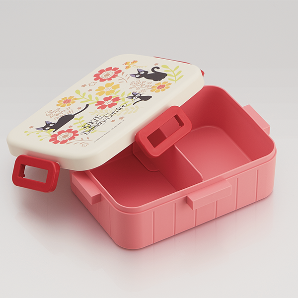Traditional Jiji and Flower Bento Box With Divider 650ML "Kiki's Delivery Service", Skater Bento Super Anime Store