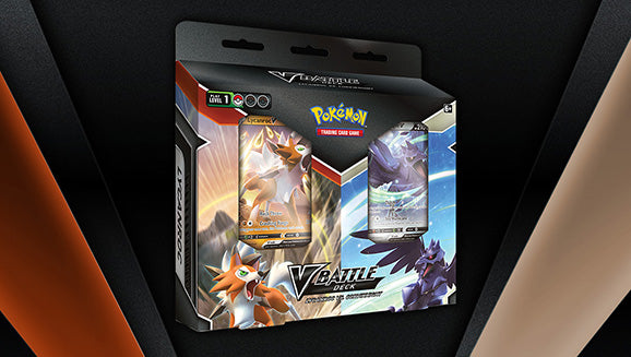 lycanroc v pokemon card Pokémon TCG: V Battle Deck Lycanroc vs. Corviknight Super Anime Store