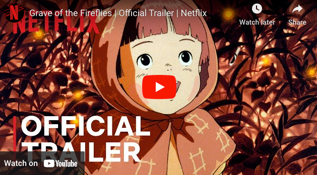 Netflix to Add Grave of the Fireflies Anime Film