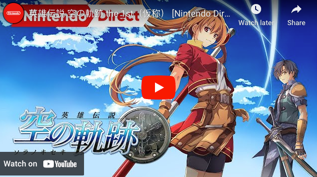 The Legend of Heroes: Trails in the Sky Game Gets Remake for Switch in 2025